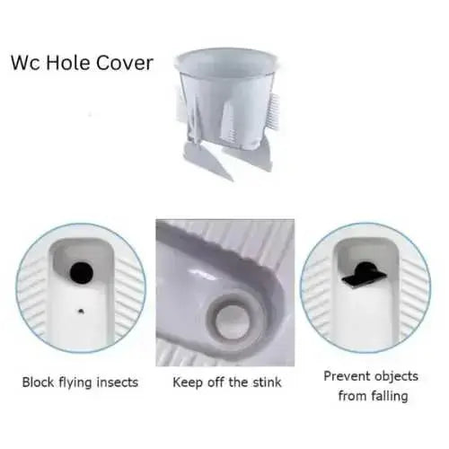 WC Hole Cover for flush Smell, Rats blocker for toilet closit Reviews ⭐⭐⭐⭐⭐ (FREE SHIPPPING) Multi Collections