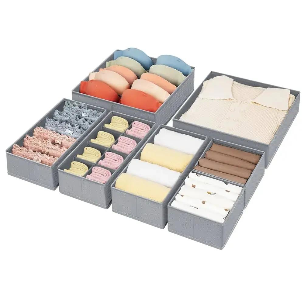 Drawer Organizer Set Pack of 6 Pink Multi Collection Online