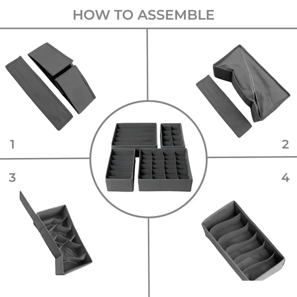 Drawer Organizers - Pack of 4 Multi Collection Online