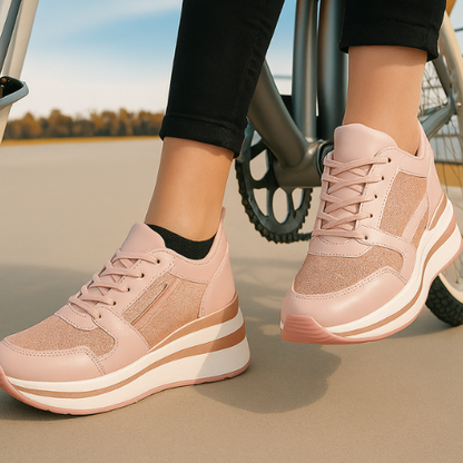 Premium Sneakers for Girls Glow 5 Pink Sky Shoes